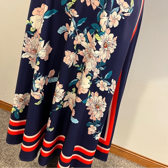 Short sleeves Floral Navy Dress size extra large - Picture 7 of 14